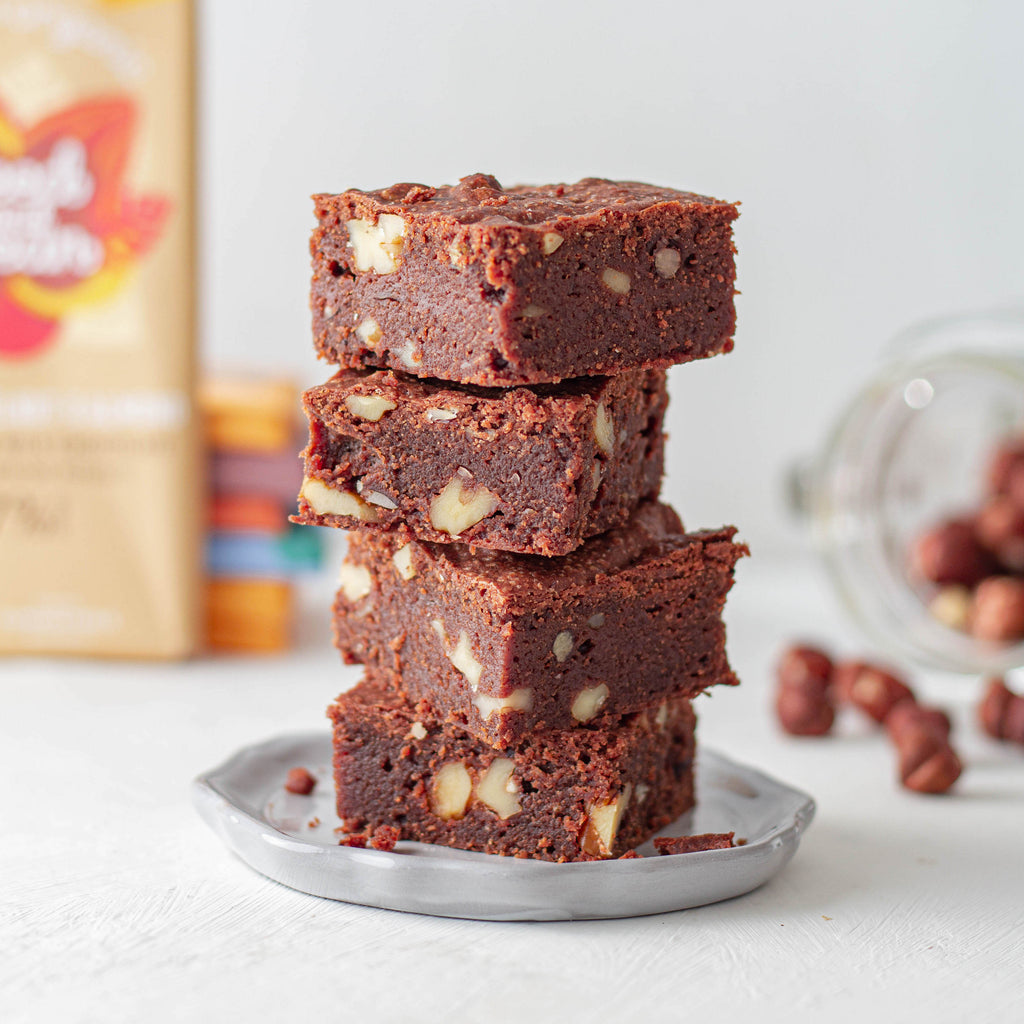 Walnut and Hazelnut Brownies