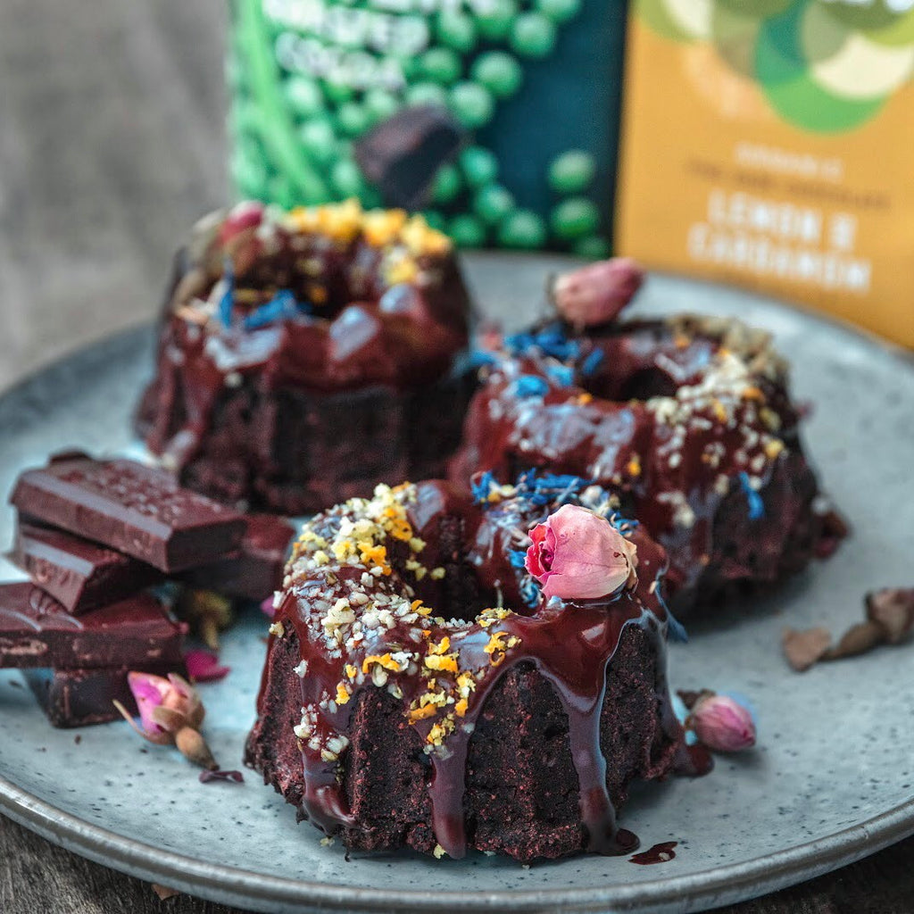 Lemon & Cardamom Chocolate Bundt Cake