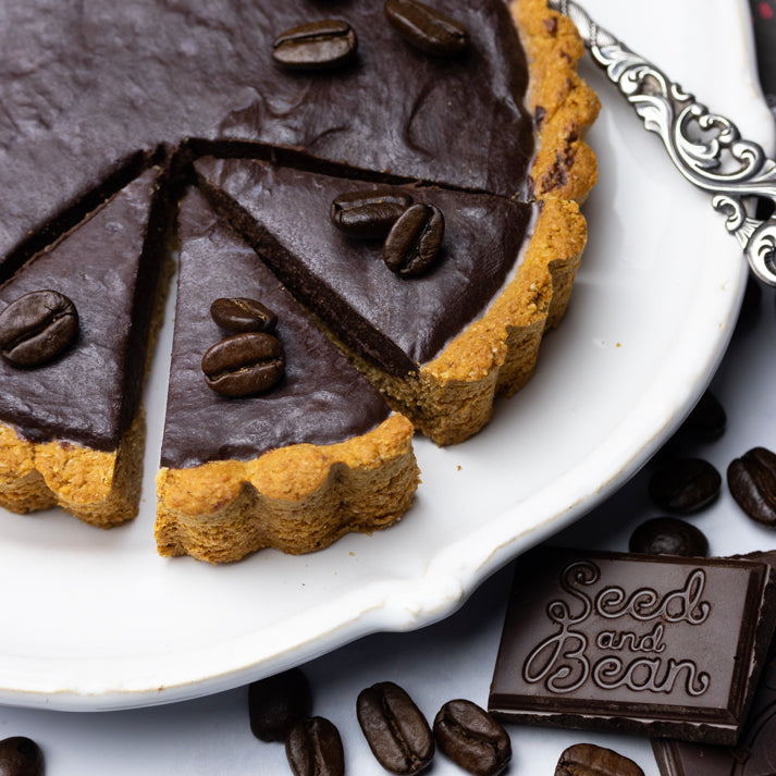 Espresso Chocolate Ganache Pie