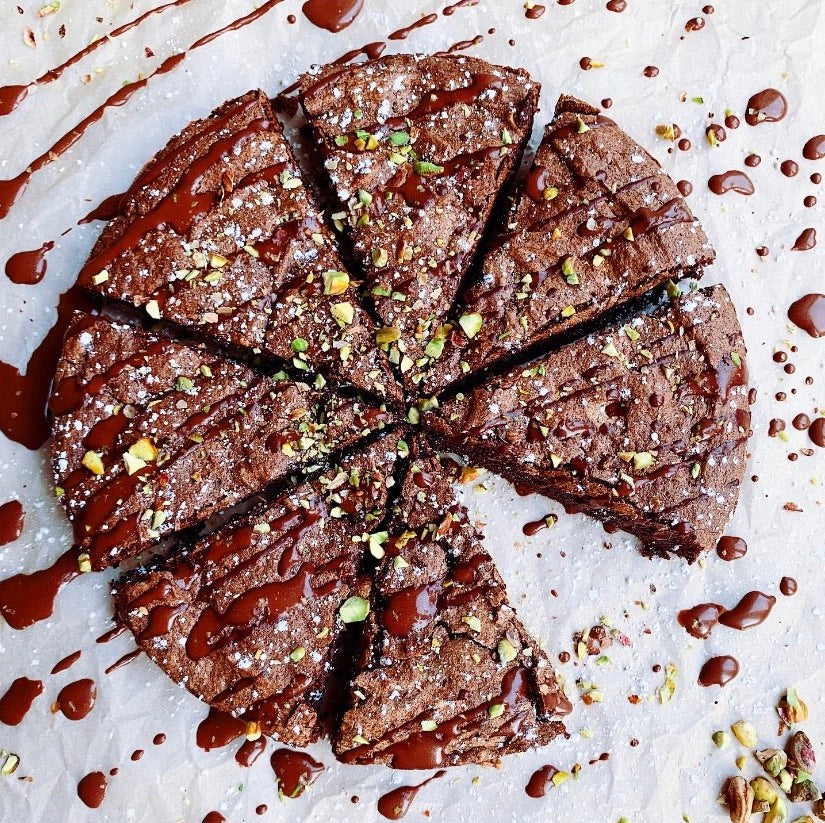 Chilli and Lime Kladdkaka (flourless chocolate cake)