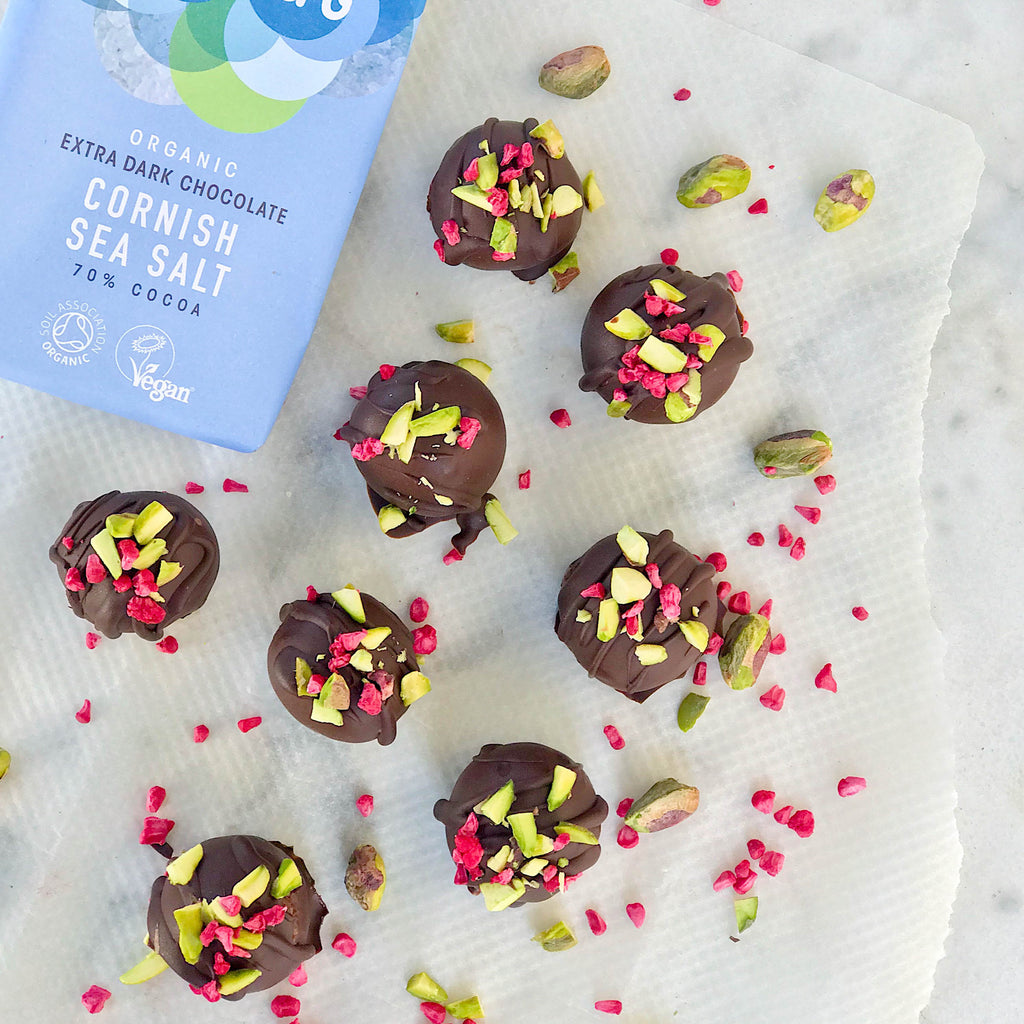 Salted Peanut Truffles