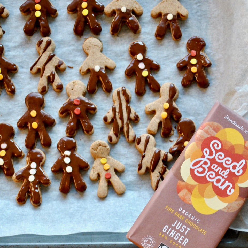 Almond Butter Gingerbread Men