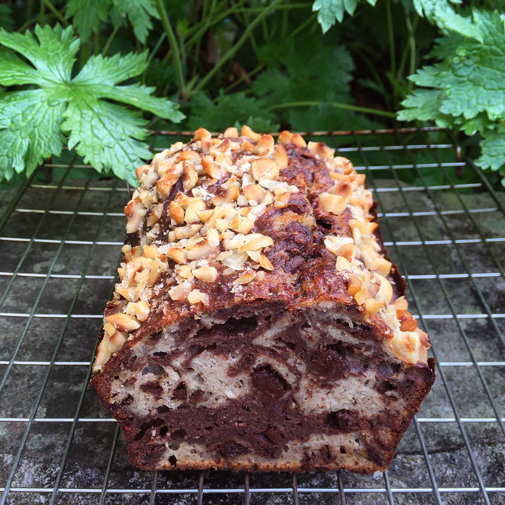 Hazelnut Mocha Banana Bread