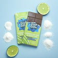 Cornish Sea Salt & Tangy Lime Milk Chocolate 75g Bar (37% Cocoa)