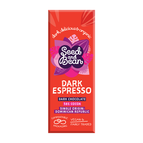 Coffee Espresso Fine Dark Mini Bar 25g (58% Cocoa)