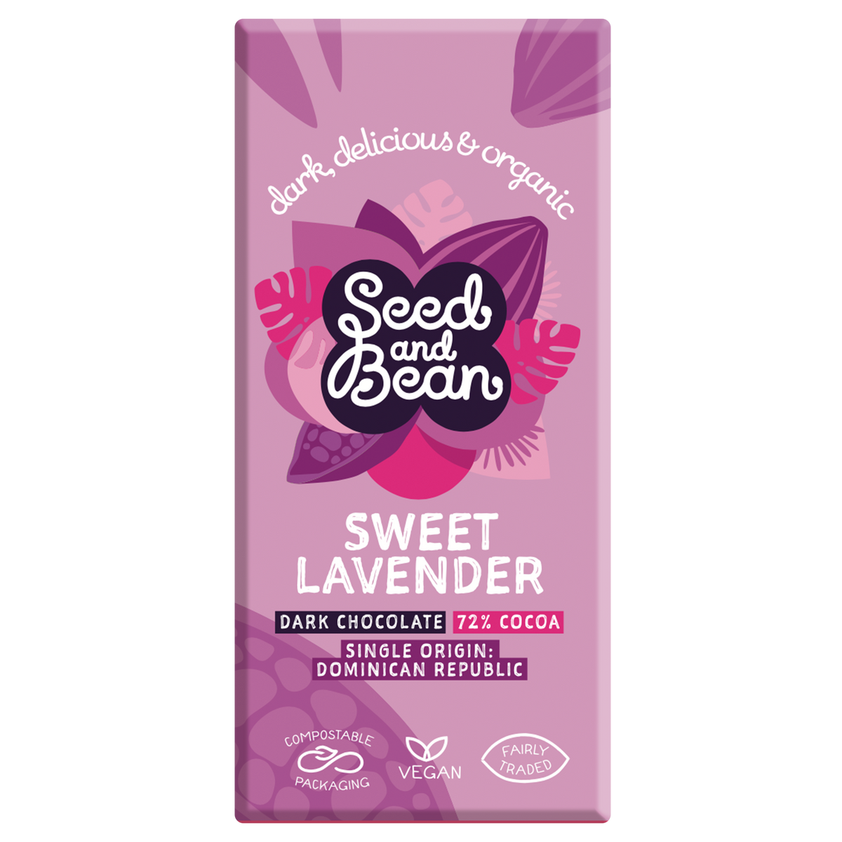 seed and bean lavender chocolate Lavender Dark Chocolate | Organic & Fairly Traded