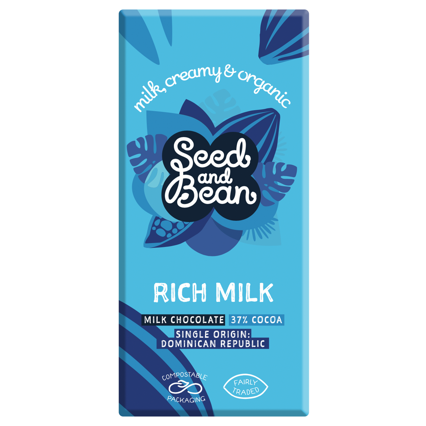 Rich Milk Chocolate 75g Bar (37% Cocoa)
