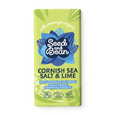 Cornish Sea Salt & Tangy Lime Milk Chocolate 75g Bar (37% Cocoa)