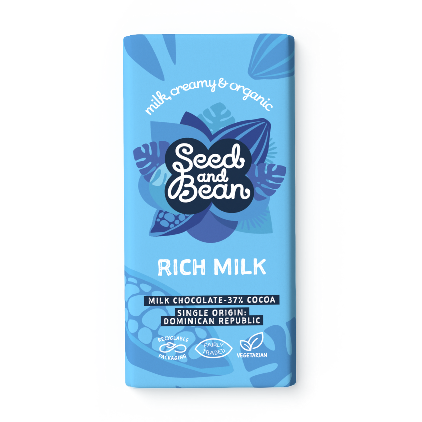 Rich Milk Chocolate 75g Bar (37% Cocoa)