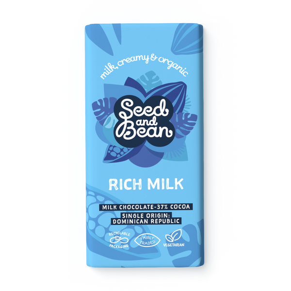Rich Milk Chocolate 75g Bar (37% Cocoa)